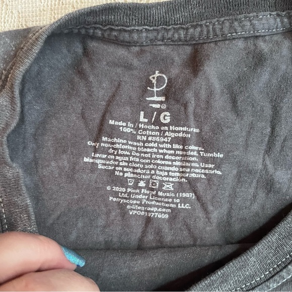 Pink Floyd Dark side of the moon 1973 cropped tee - Picture 2 of 7